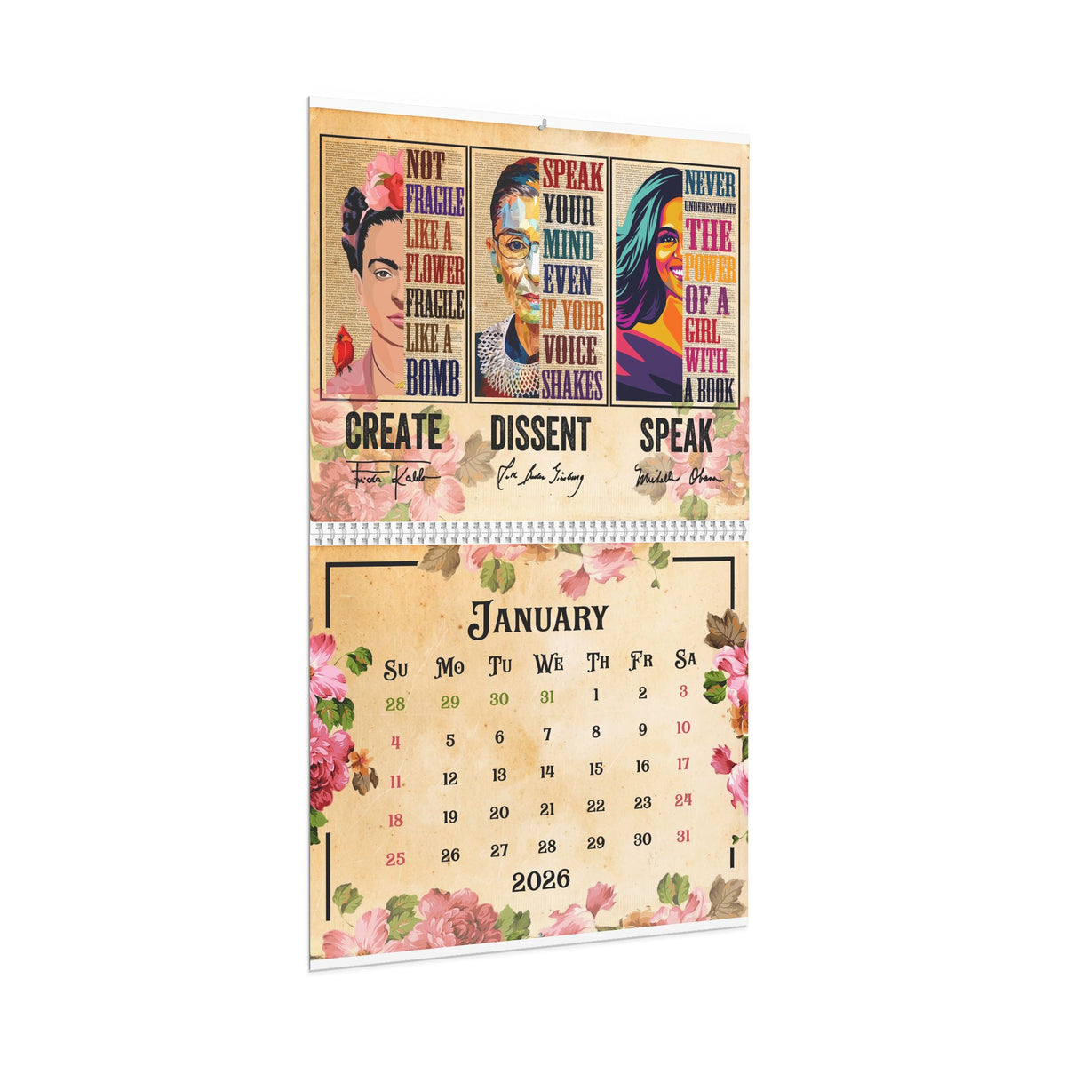 2026 Women Empowerment Wall Calendar