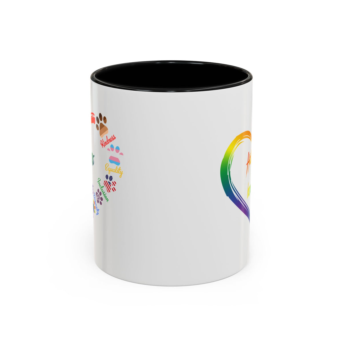 Hate Has No Home Here Accent Coffee Mug (11, 15oz)