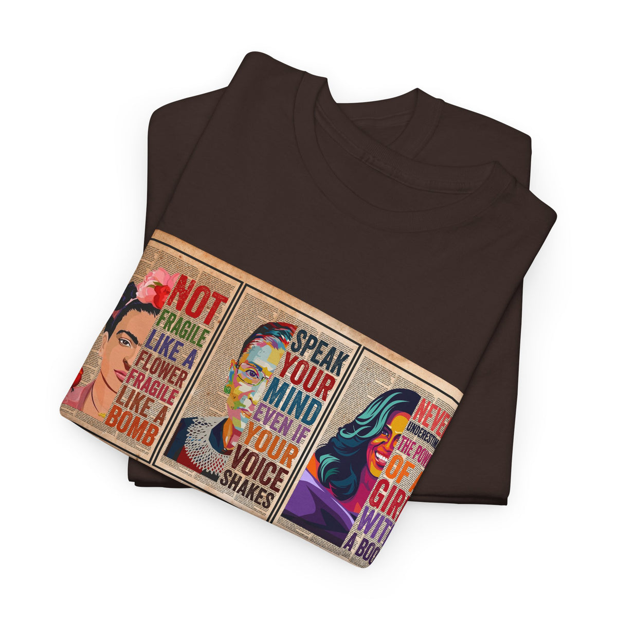 Create Frida Kahlo Dissent Ruth Bader Ginsburg Speak Michelle Obama T-Shirt