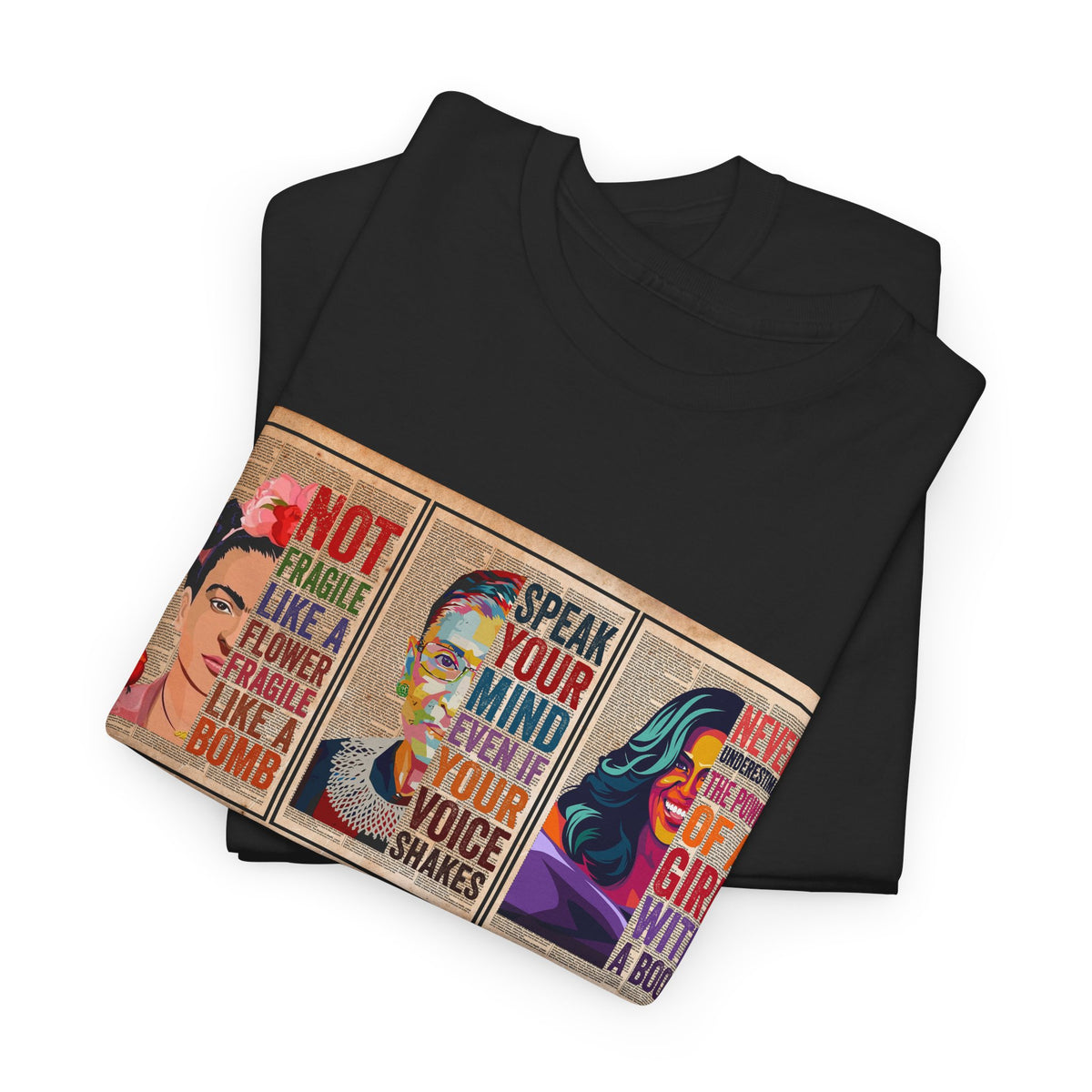 Create Frida Kahlo Dissent Ruth Bader Ginsburg Speak Michelle Obama T-Shirt