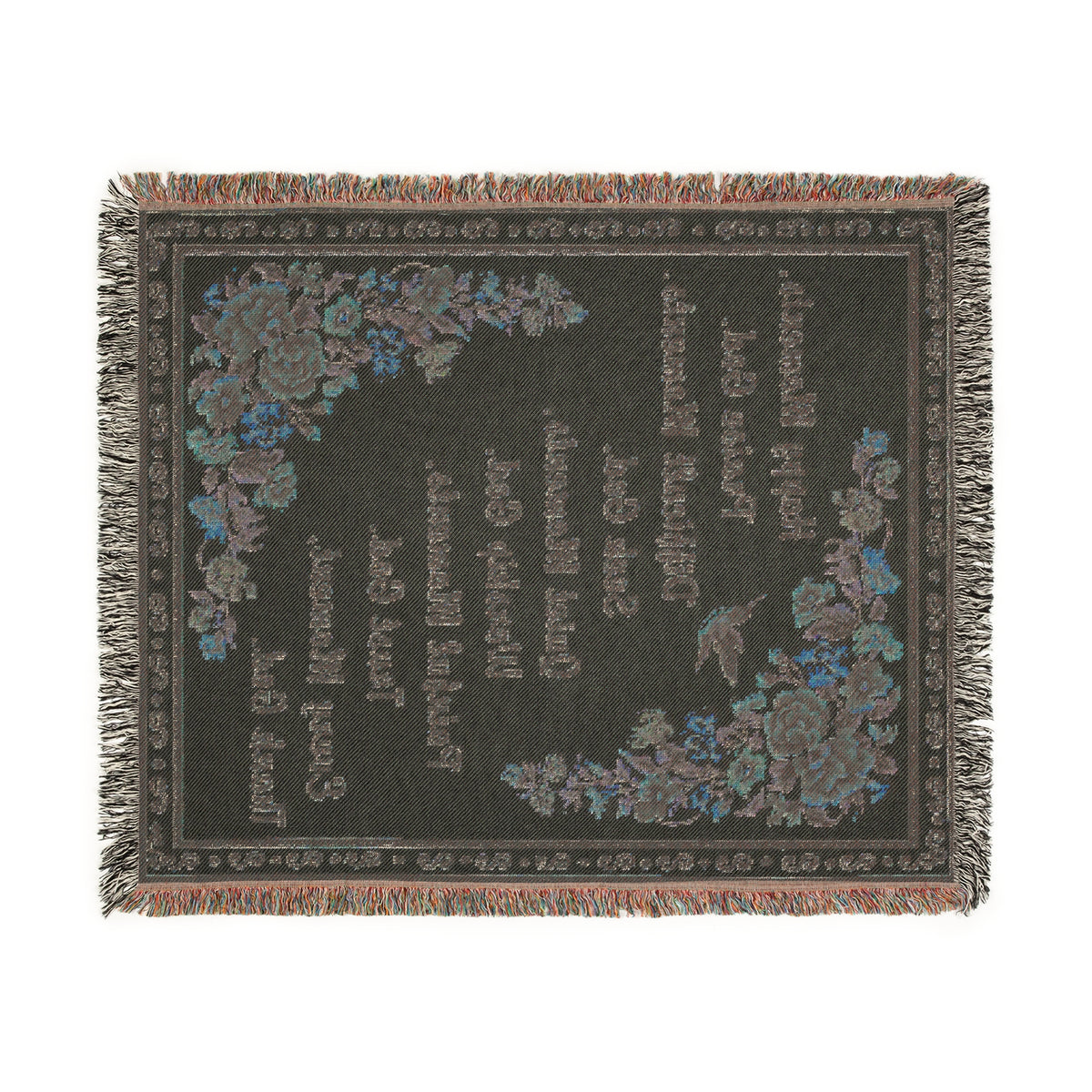 Praise God In Every Moment Woven Blanket