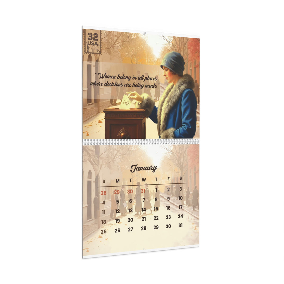 Voices Of Freedom 2026 Wall Calendar