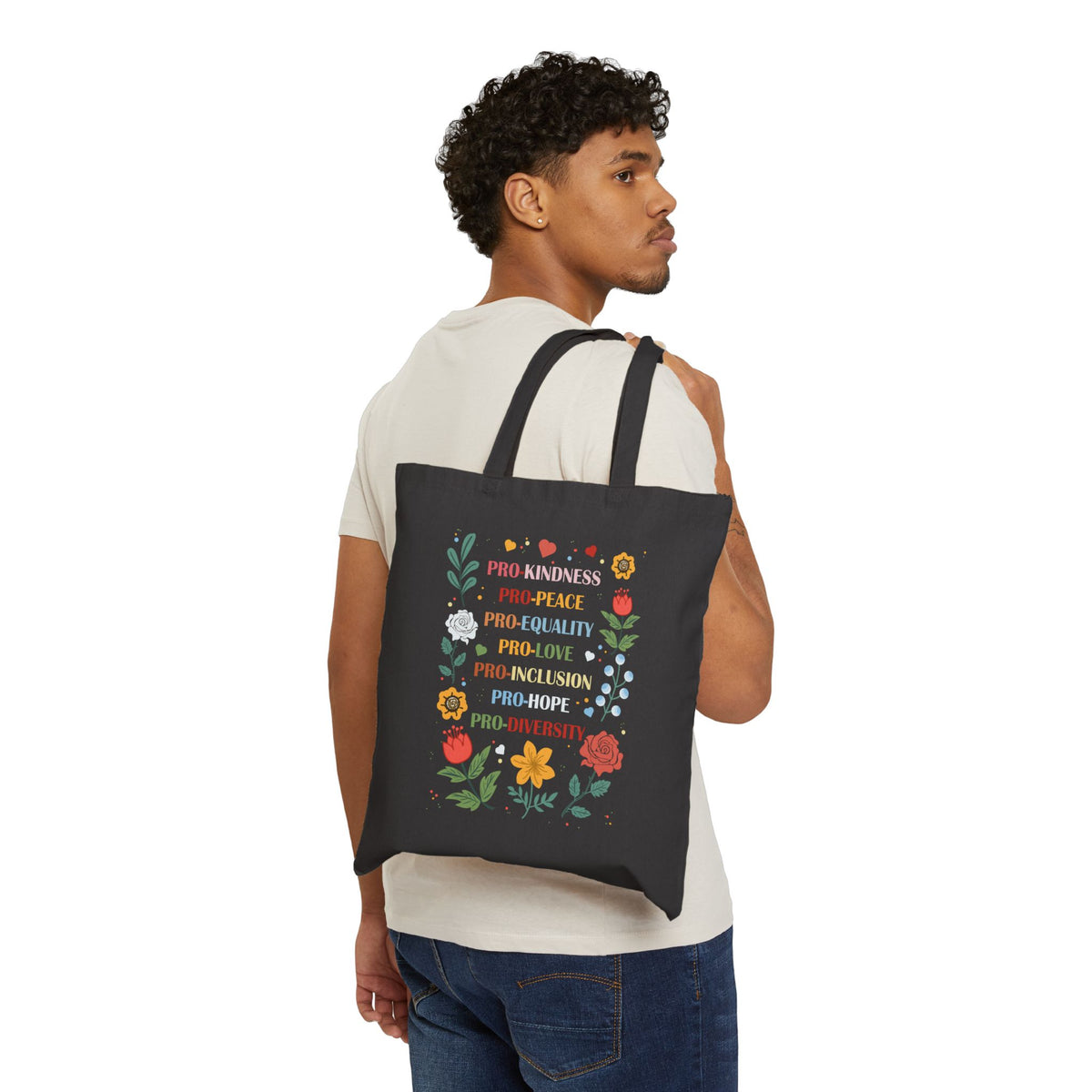Pro Kindness Equality Love Tote Bag