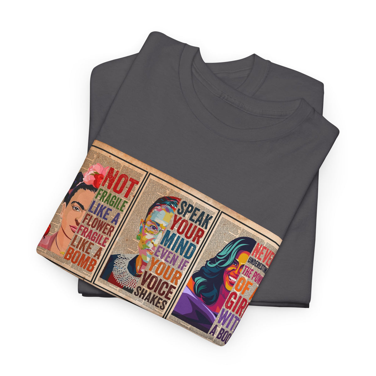 Create Frida Kahlo Dissent Ruth Bader Ginsburg Speak Michelle Obama T-Shirt