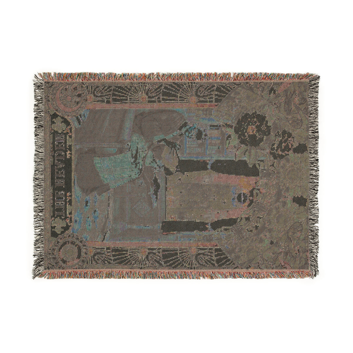 The Reader Feminist Book Lover Woven Blanket