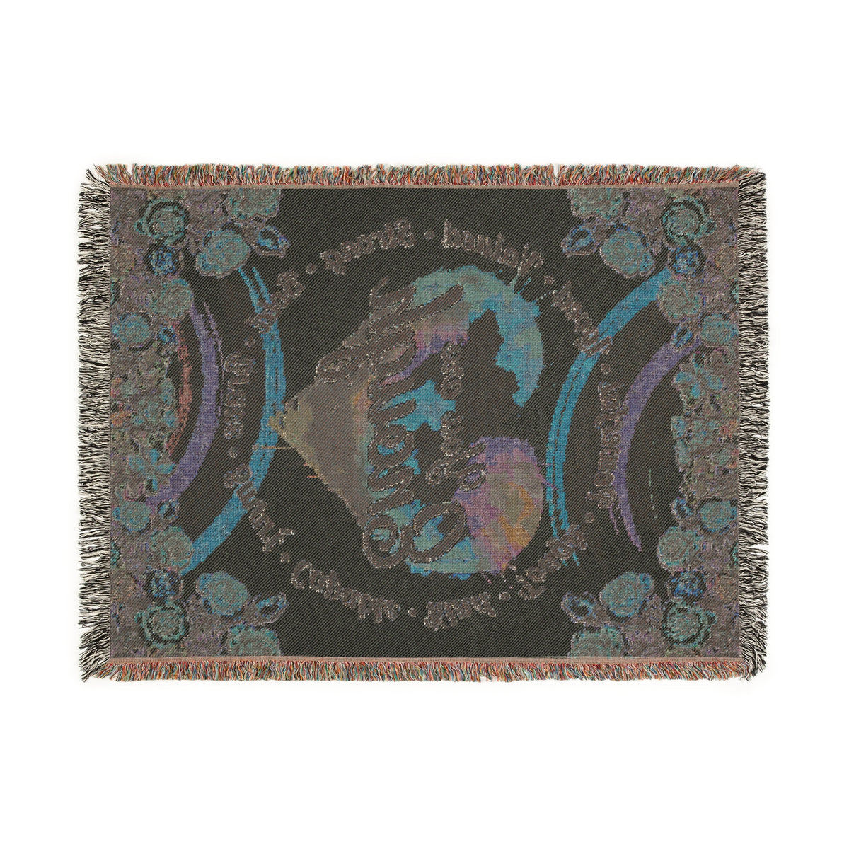 You Are Enough Heart Woven Blanket