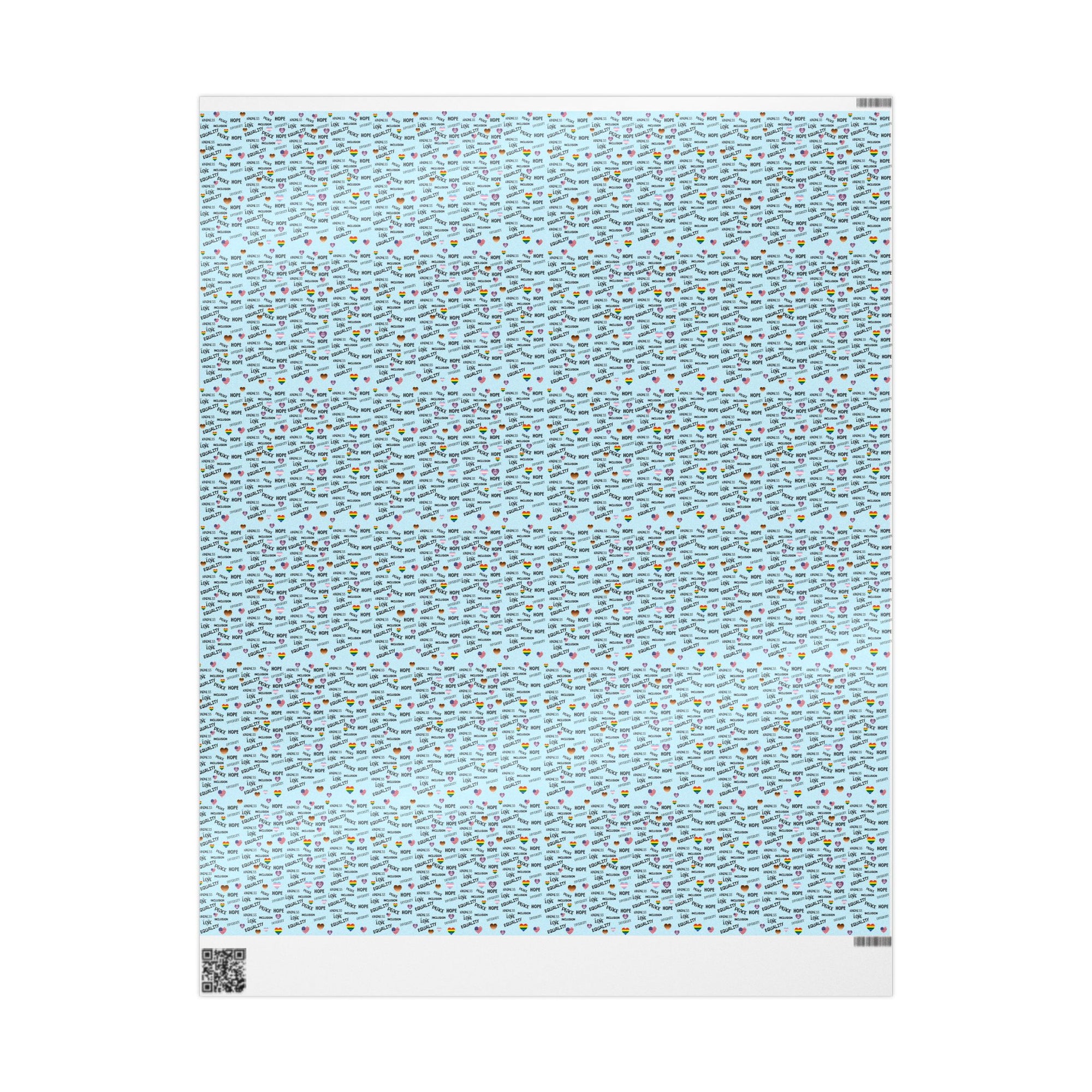 Equality Hope Peace Gift Wrapping Paper Roll
