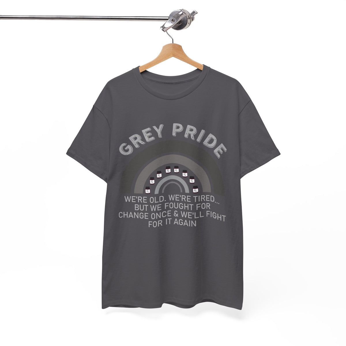 Grey Pride We Fought For Change Shirt