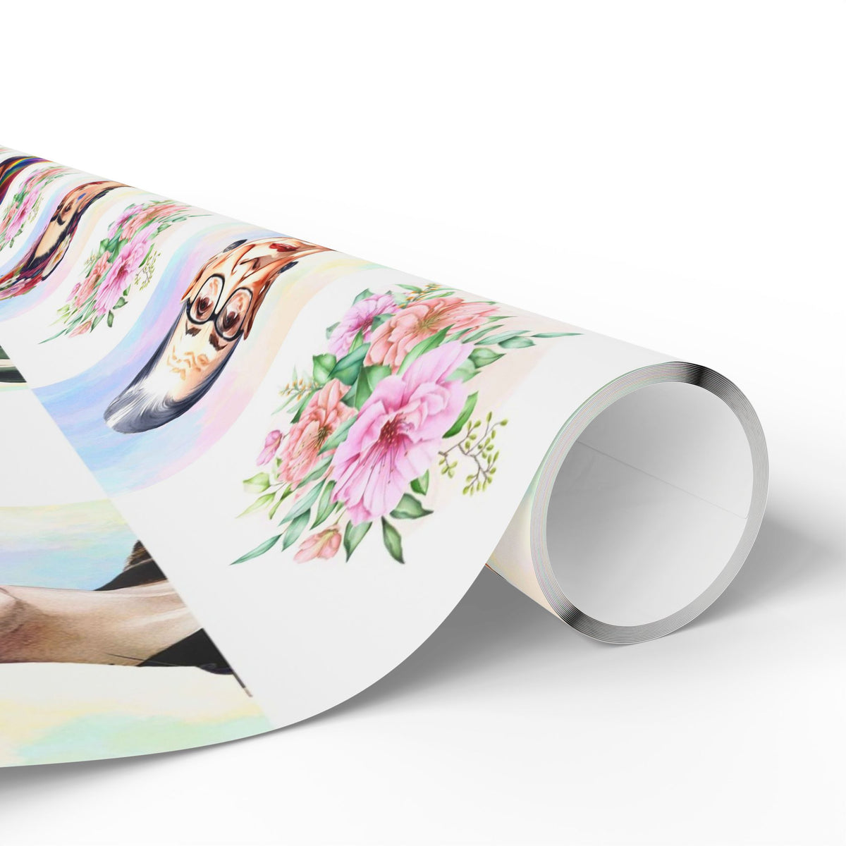 Feminist Icons Watercolor Wrapping Paper Roll