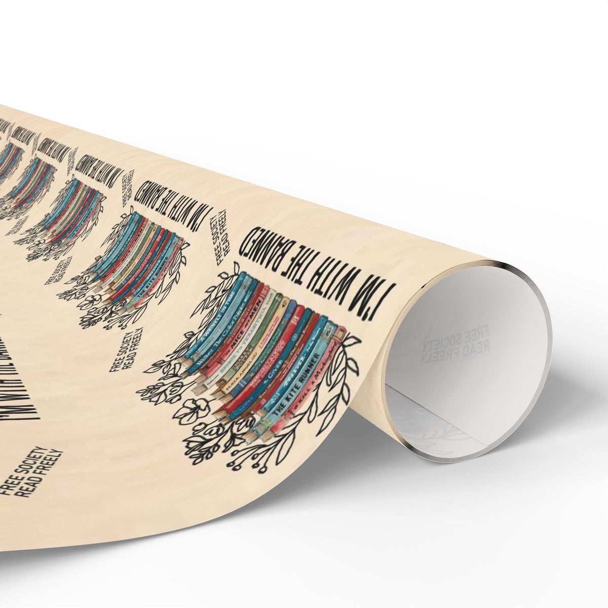 I&#39;m With The Banned Book Wrapping Paper Roll