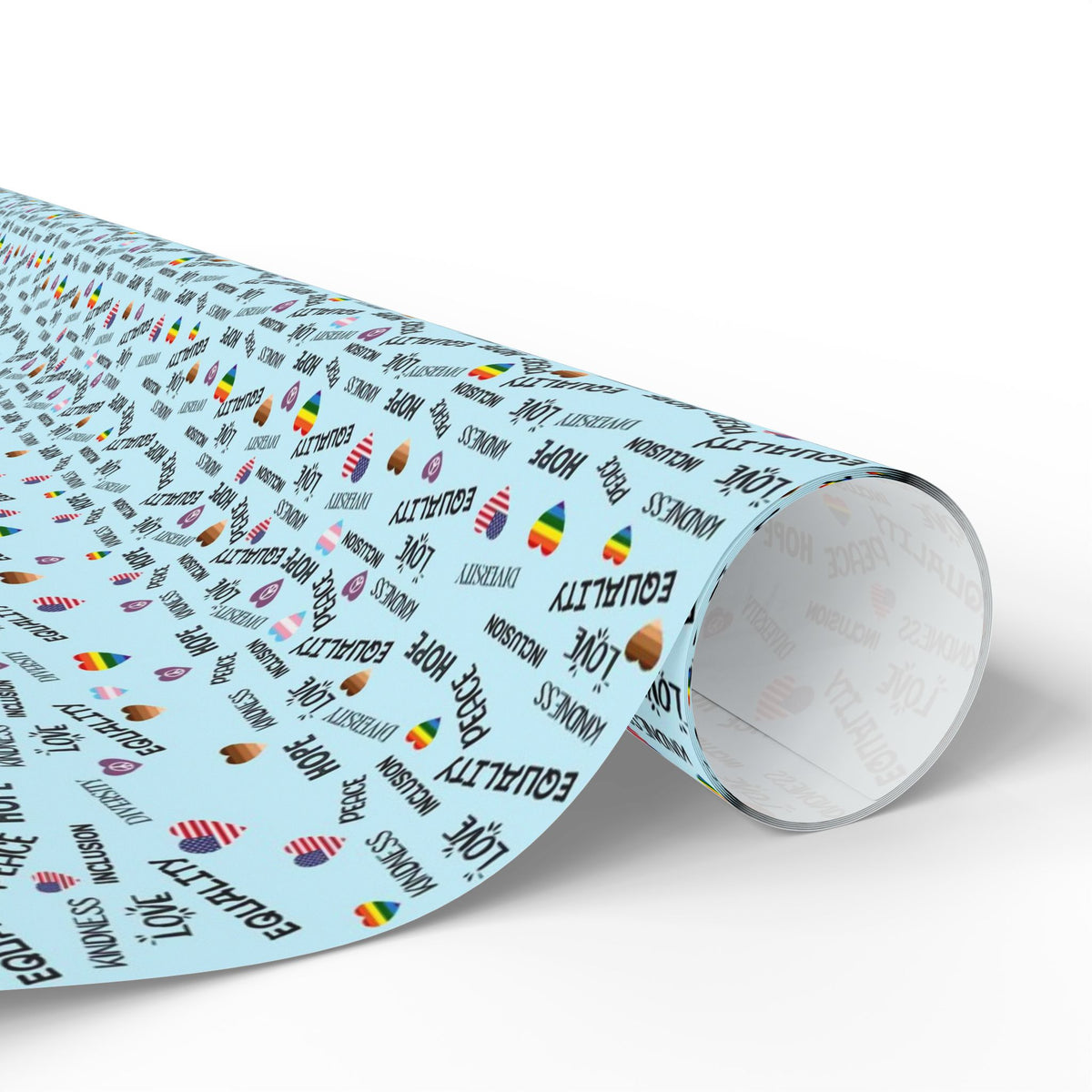 Equality Hope Peace Gift Wrapping Paper Roll