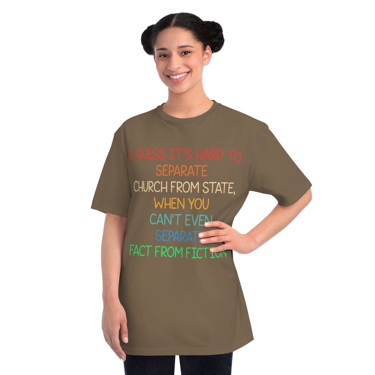 Separate Fact From Fiction Organic T-Shirt