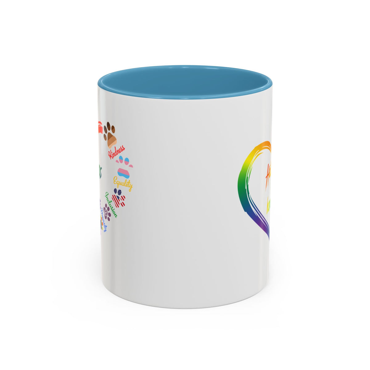 Hate Has No Home Here Accent Coffee Mug (11, 15oz)