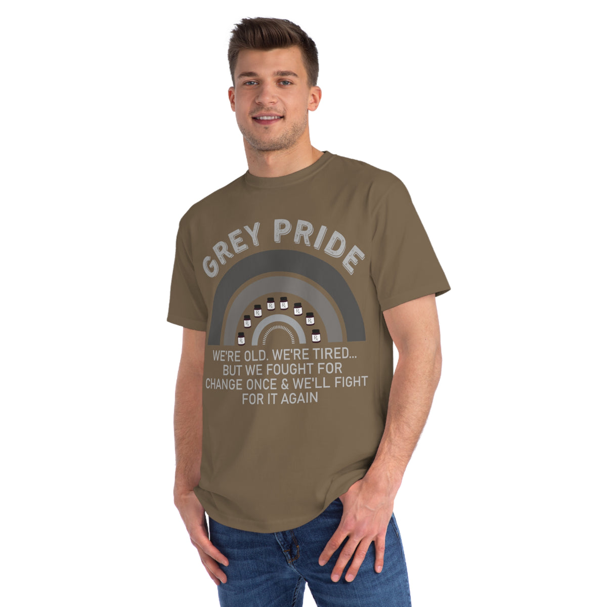 Grey Pride Organic T-Shirt