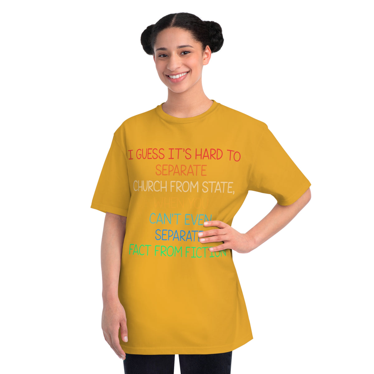 Separate Fact From Fiction Organic T-Shirt