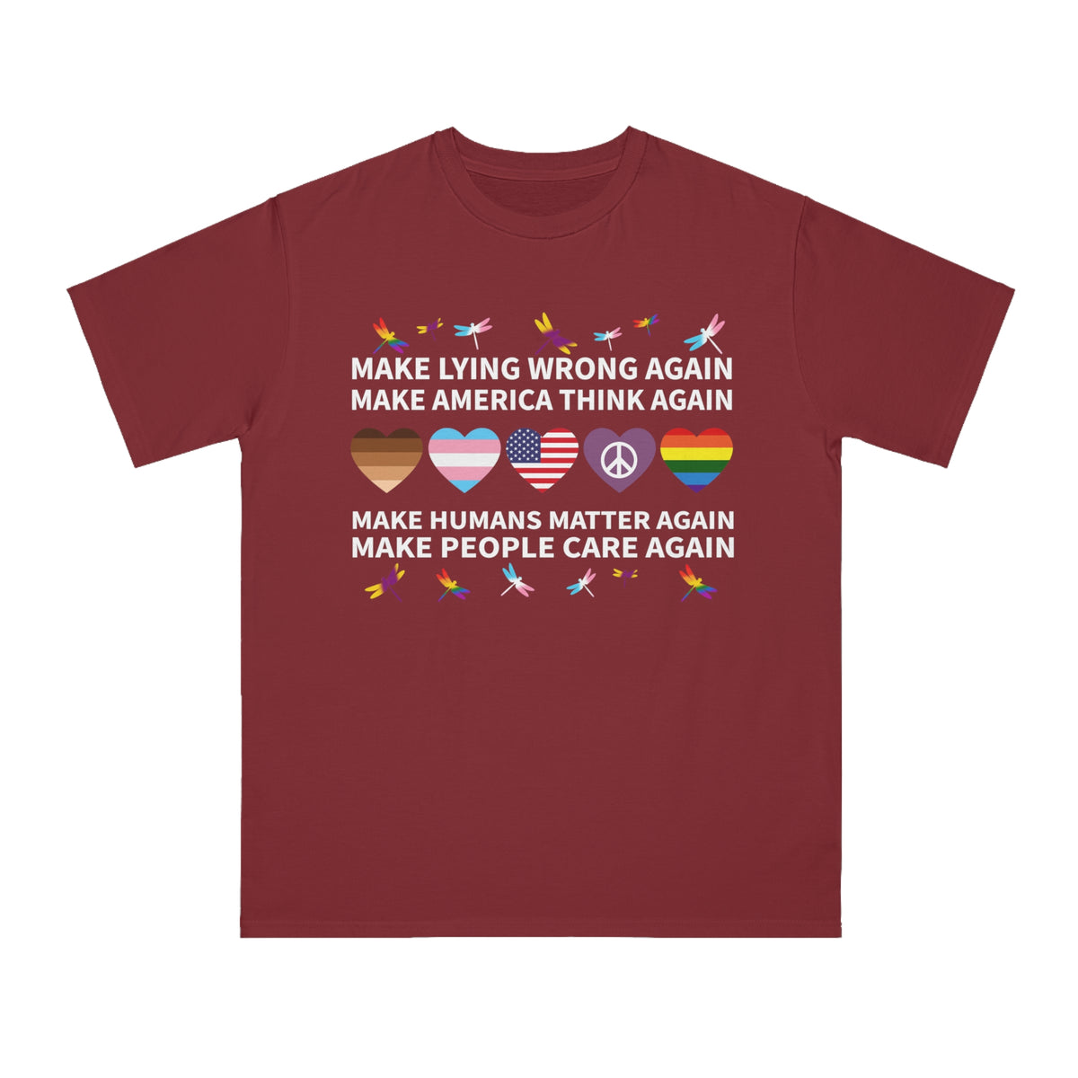 Make America Think Again Organic T-Shirt