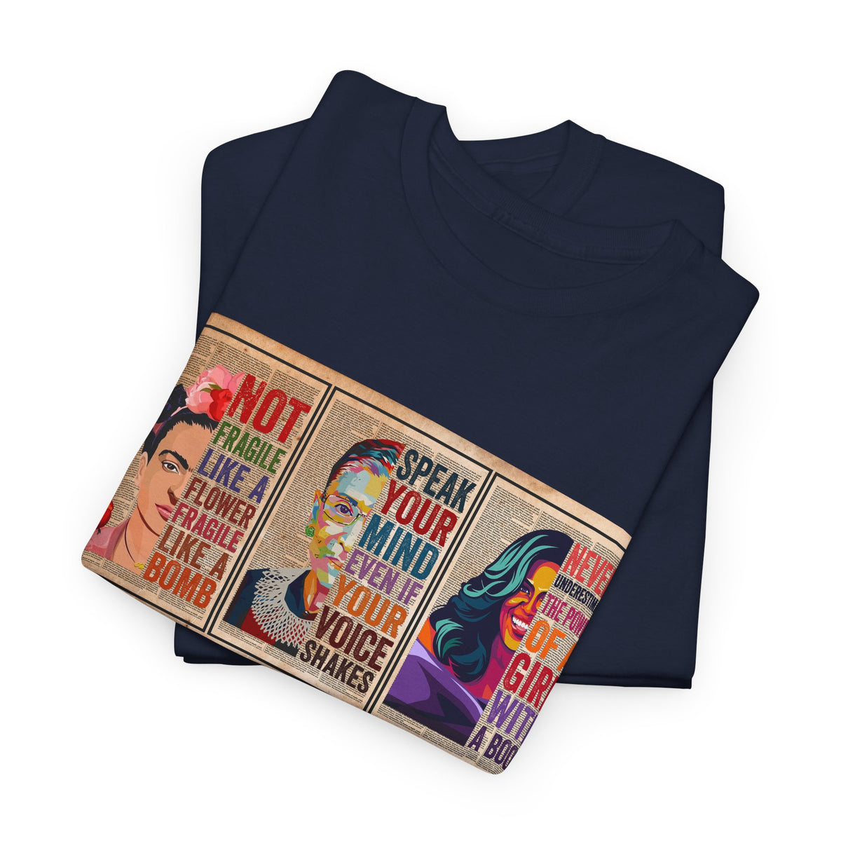 Create Frida Kahlo Dissent Ruth Bader Ginsburg Speak Michelle Obama T-Shirt