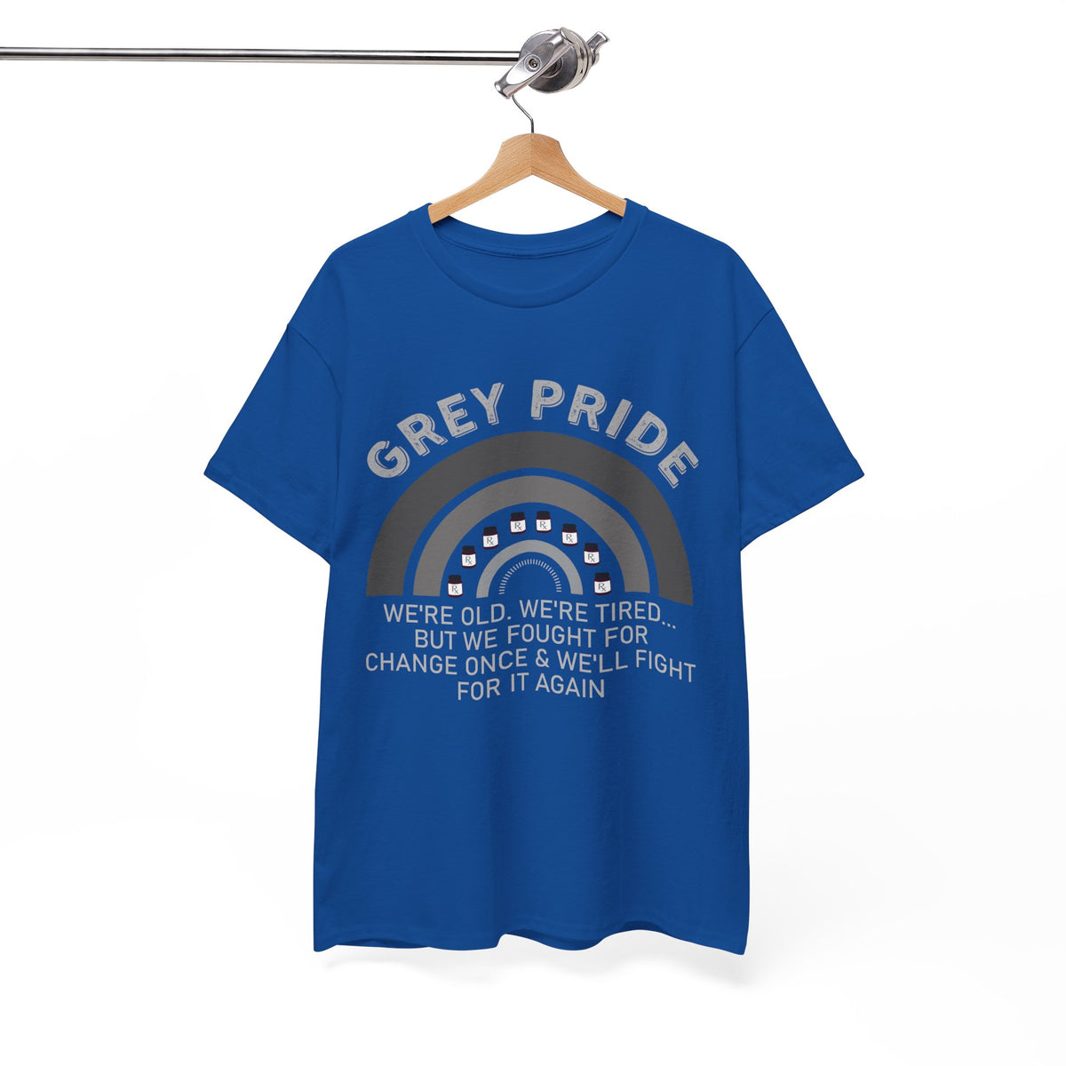 Grey Pride We Fought For Change Shirt