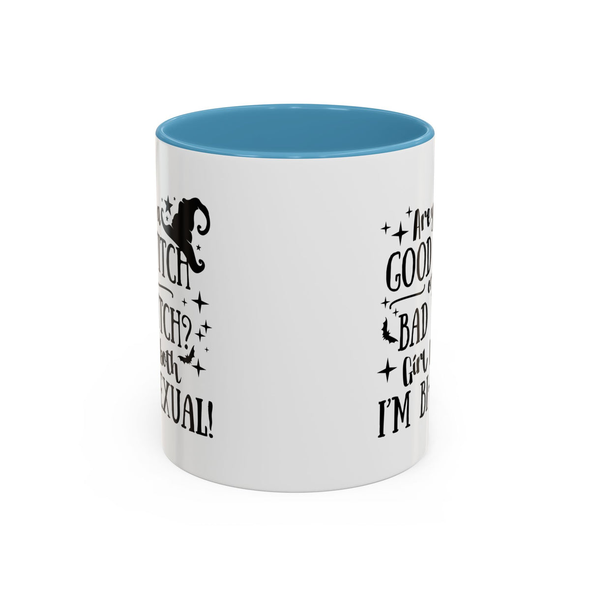 Good Witch Bad Witch Bi-Hexual Accent Coffee Mug (11, 15oz)