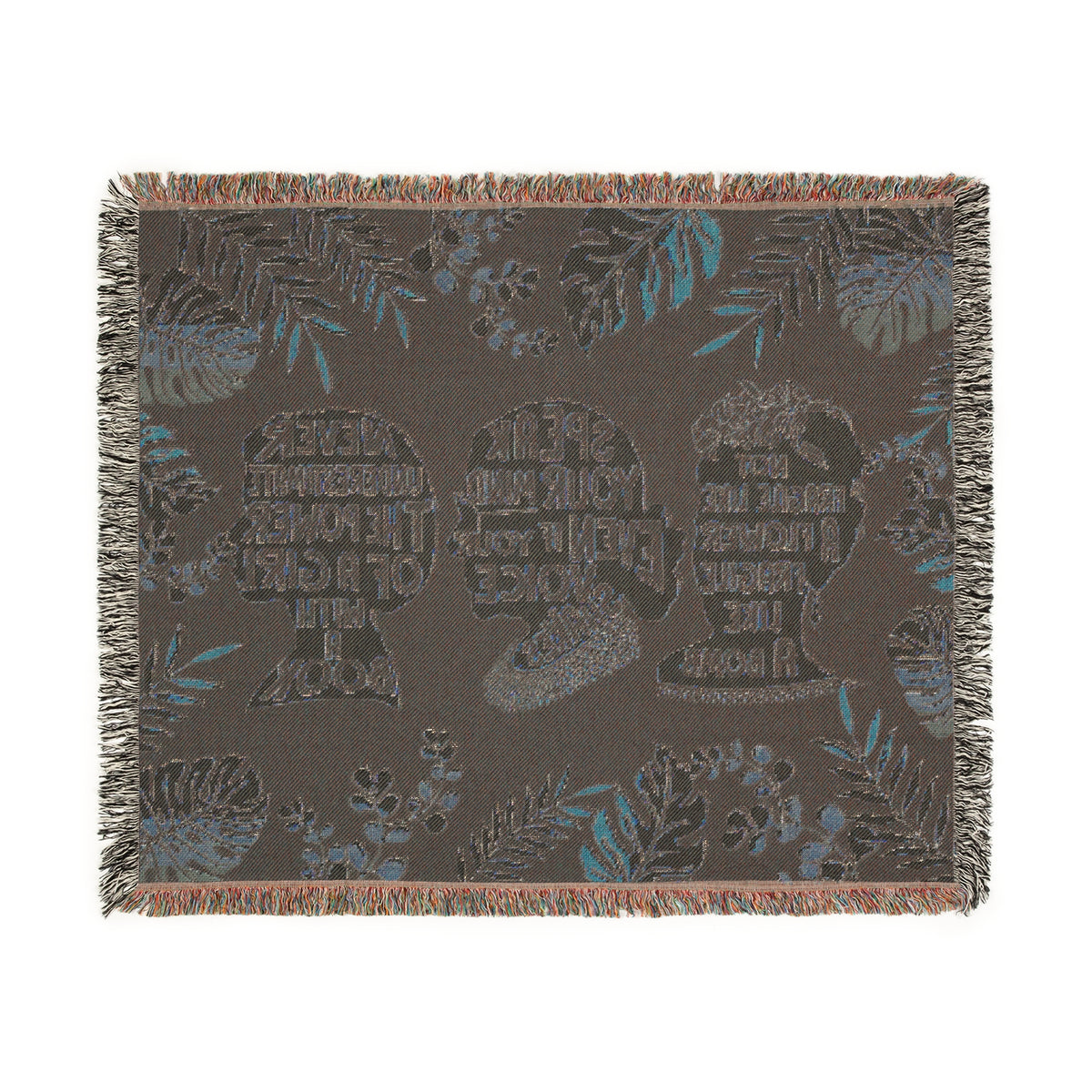 Tribute To Strong Women Woven Blanket