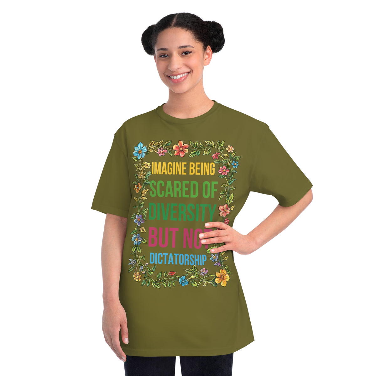 Imagine Being Scared Of Diversity Organic T-Shirt