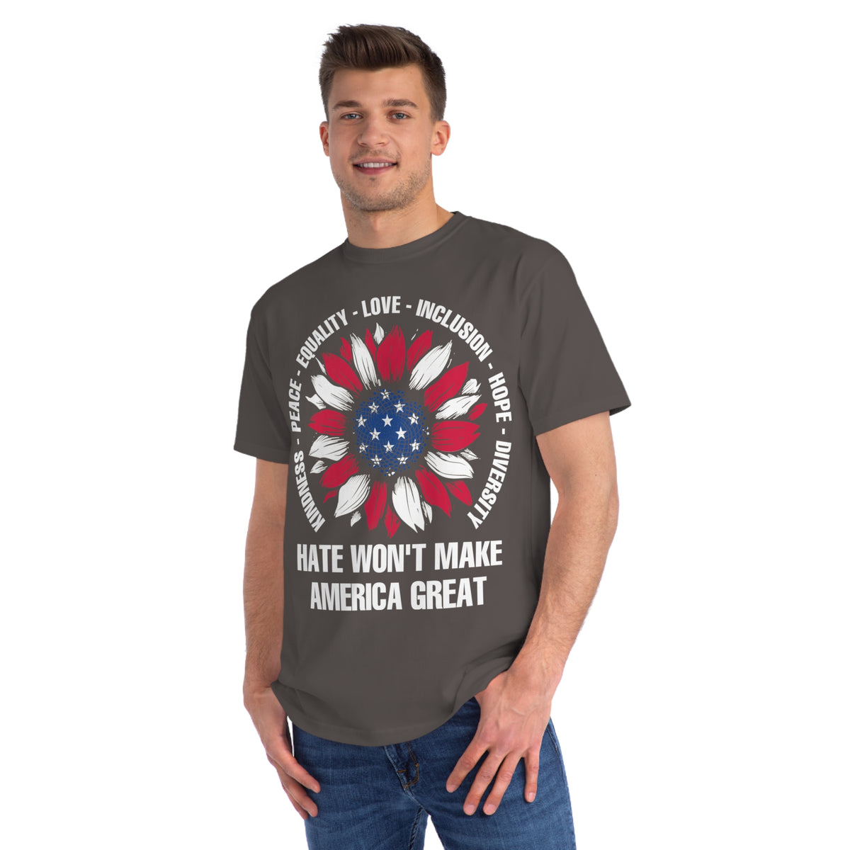 Hate Won&#39;t Make America Great Organic T-Shirt