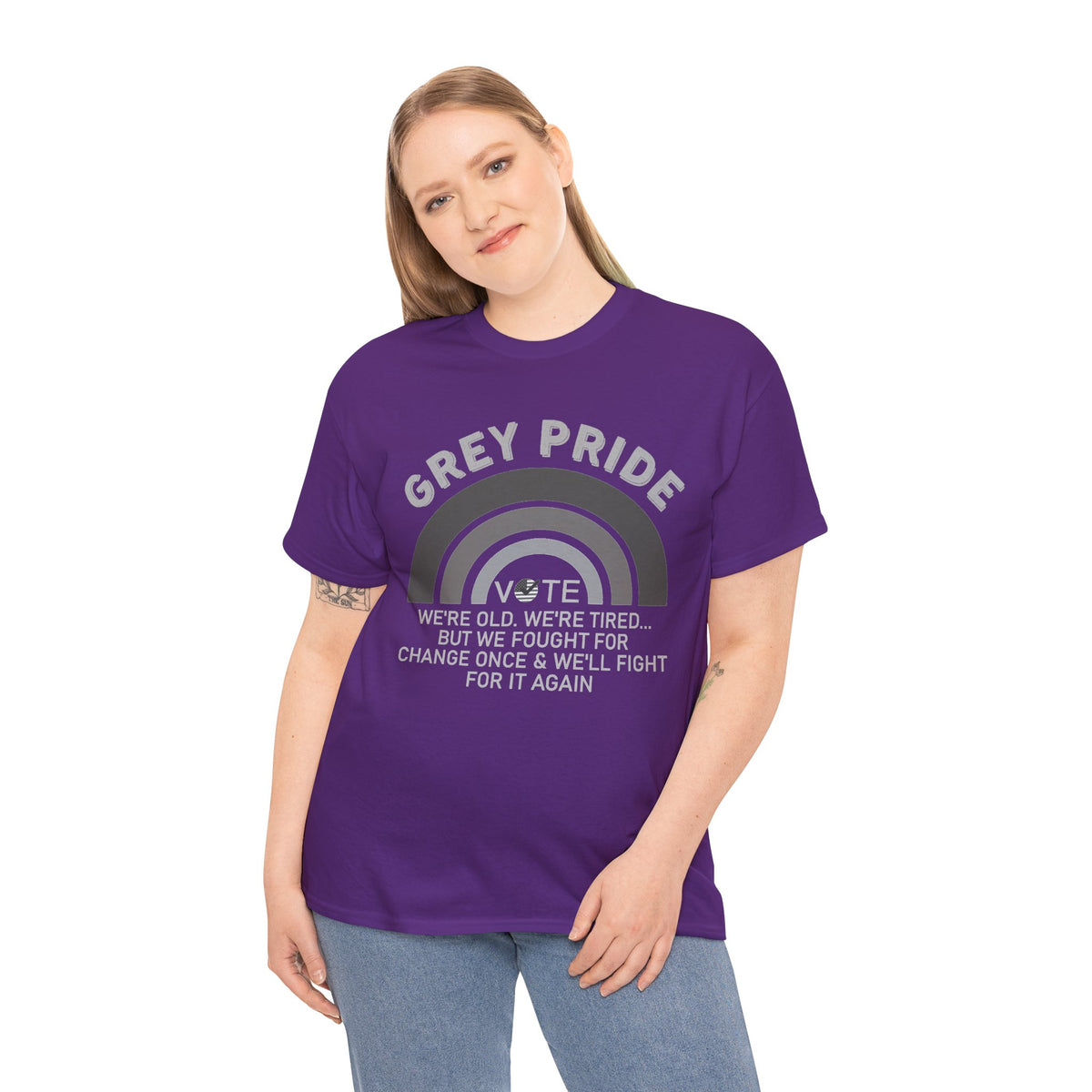 Grey Pride We’ll Fight For Change Again Shirt