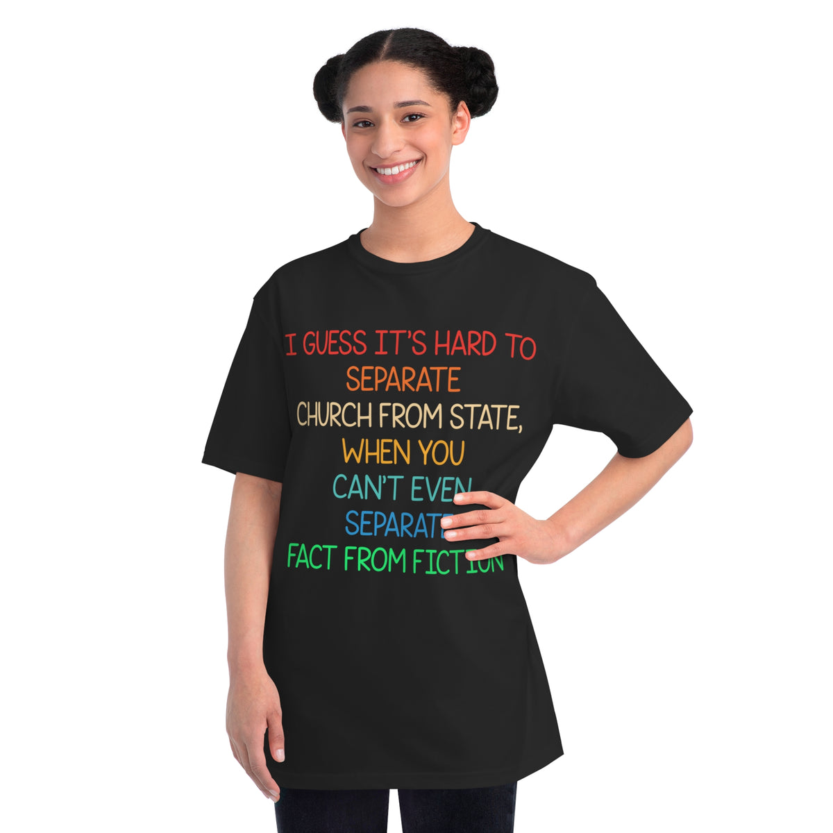 Separate Fact From Fiction Organic T-Shirt