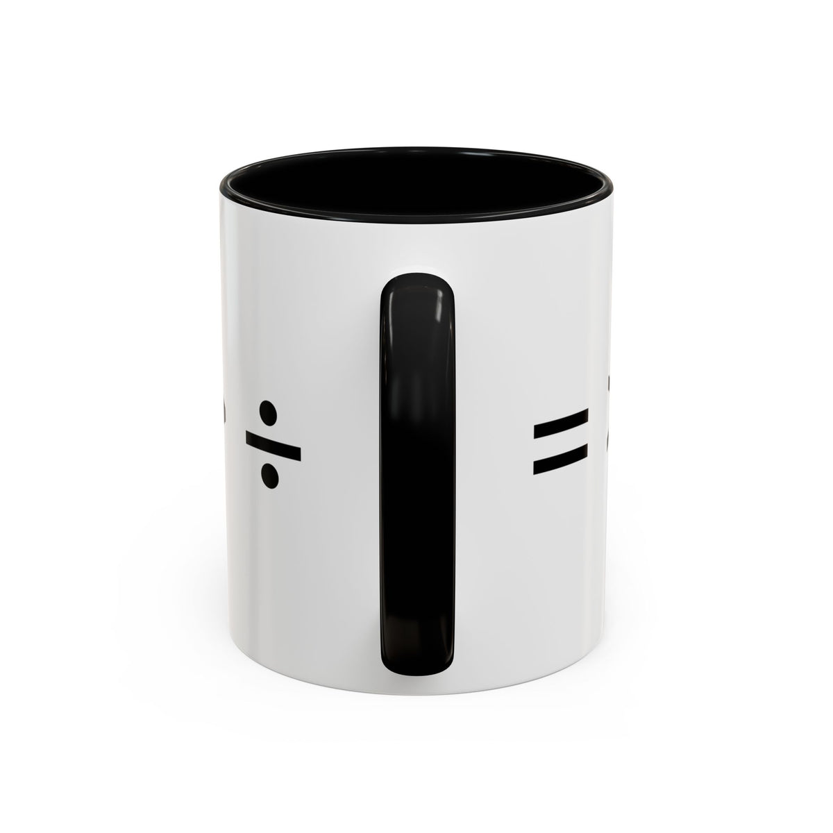 Equal is Greater than Divided Accent Coffee Mug (11, 15oz)