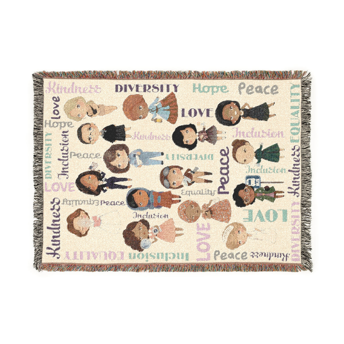 Historic Women Equality Woven Blanket