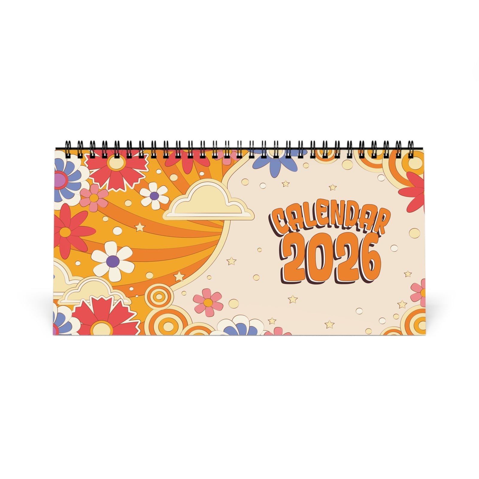 Hippie Spirit 2026 Desk Calendar
