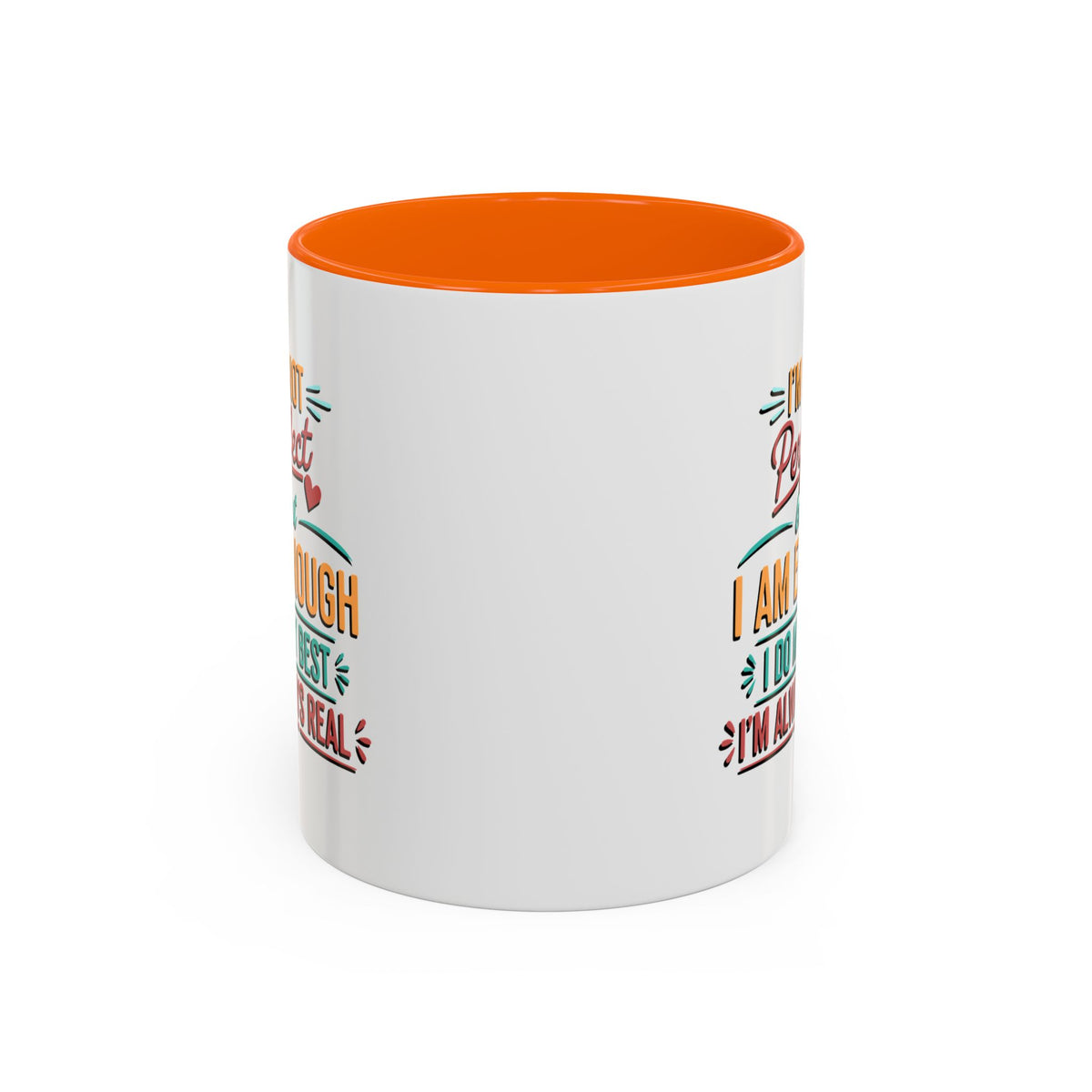 I Am Enough Motivational Accent Mug