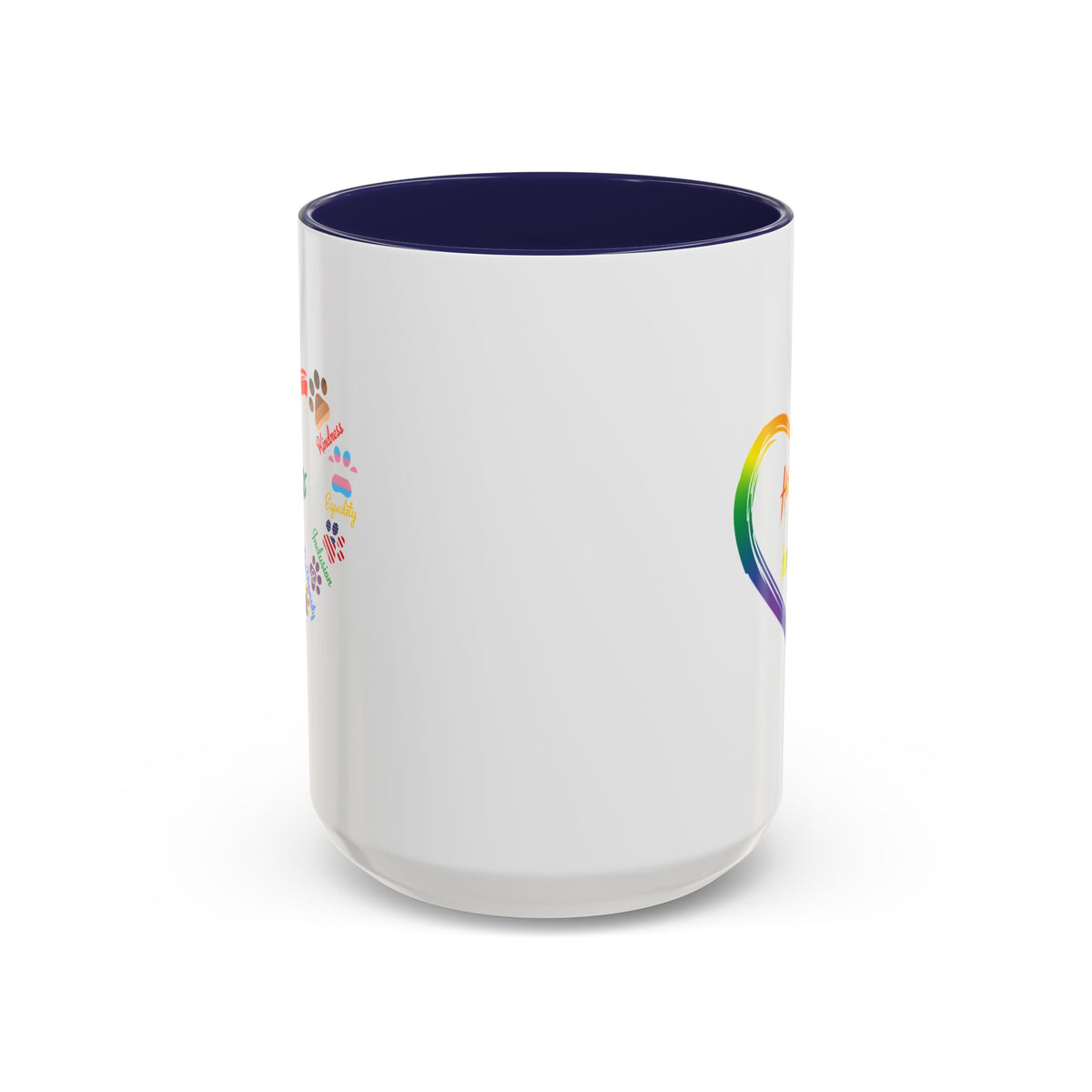 Hate Has No Home Here Accent Coffee Mug (11, 15oz)