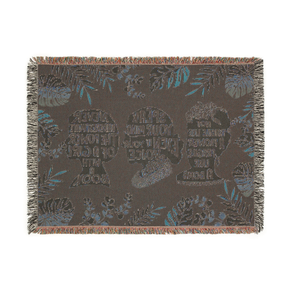 Tribute To Strong Women Woven Blanket