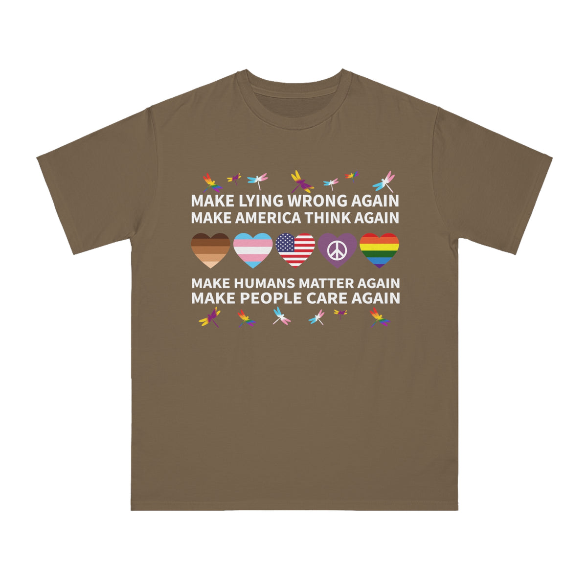 Make America Think Again Organic T-Shirt
