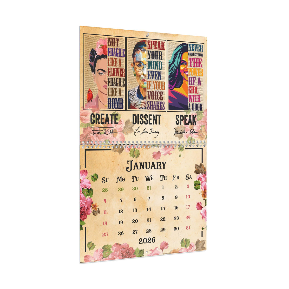 2026 Women Empowerment Wall Calendar