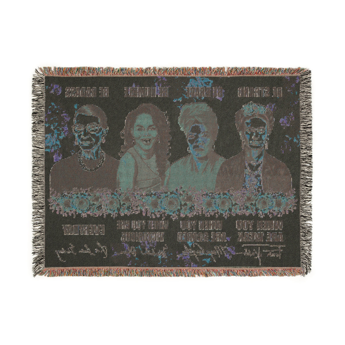 Iconic Women Strength Woven Blanket