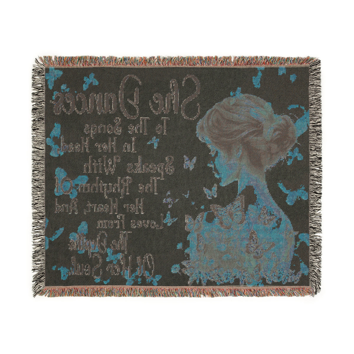 She Dances Woven Blanket