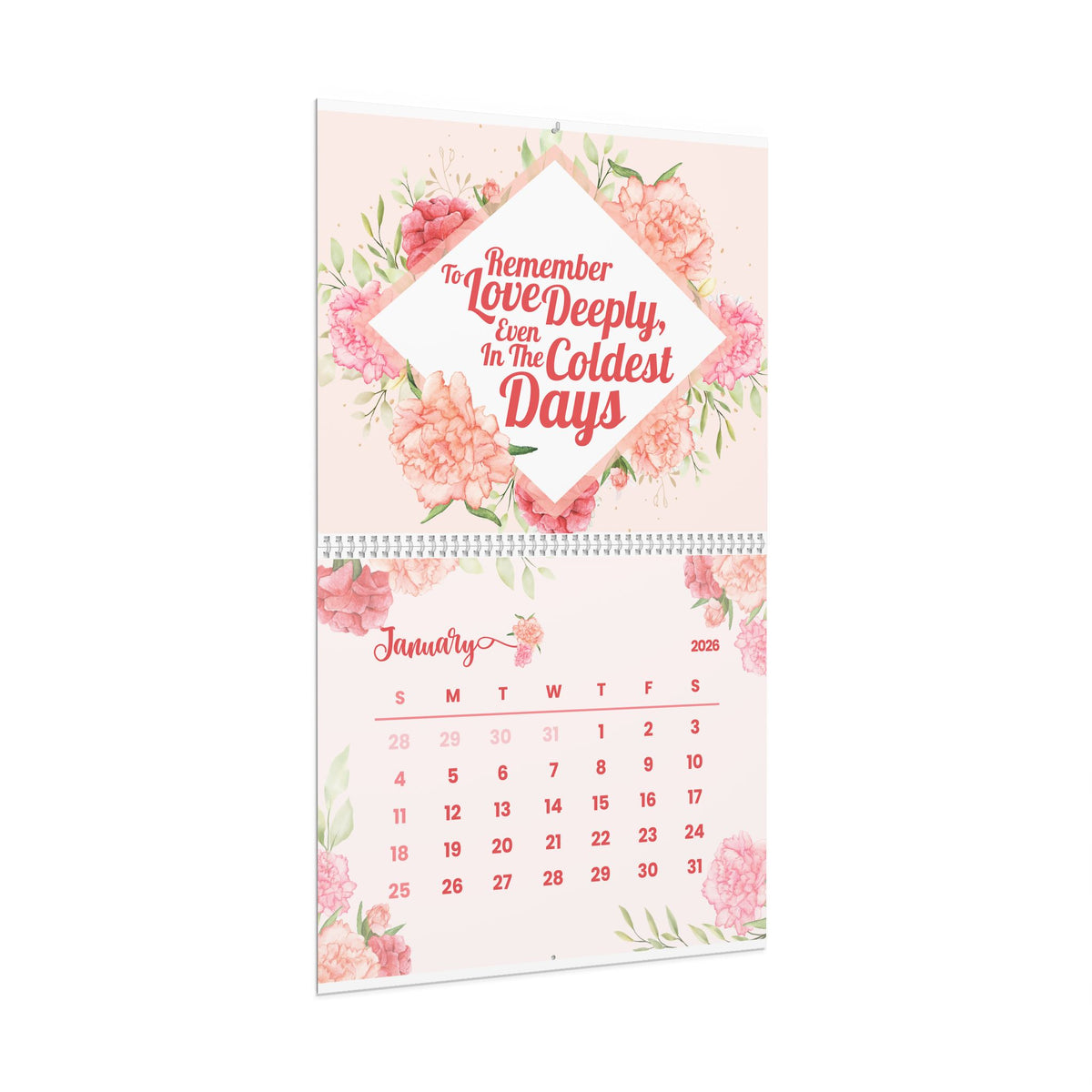 Let Every Month Bloom 2026 Wall Calendar