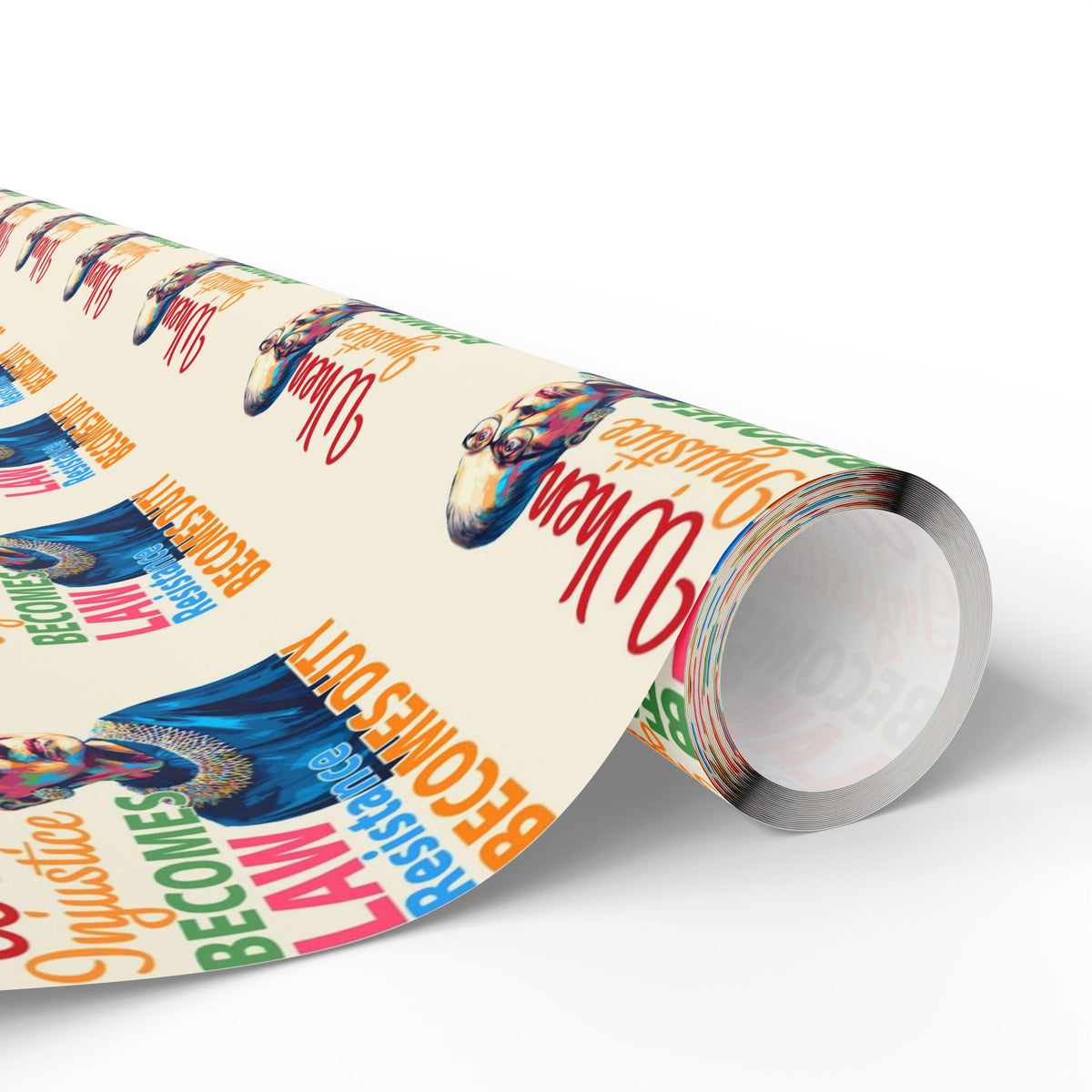 Ruth Bader Ginsburg Resistance Wrapping Paper Roll