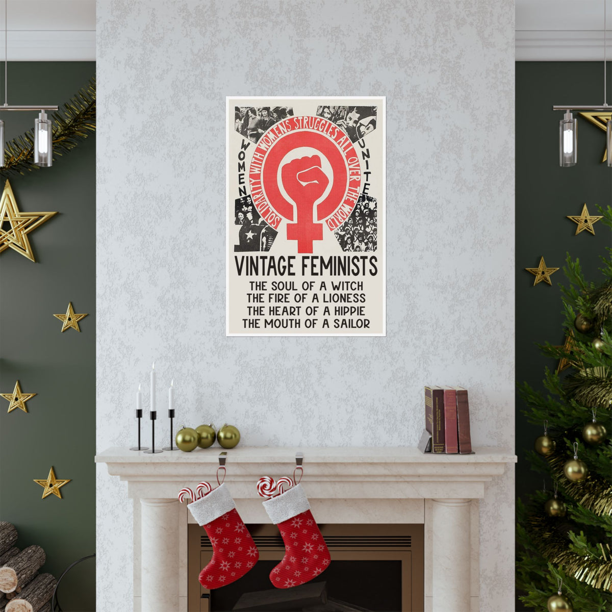 Vintage Feminists Soul Of A Witch Poster