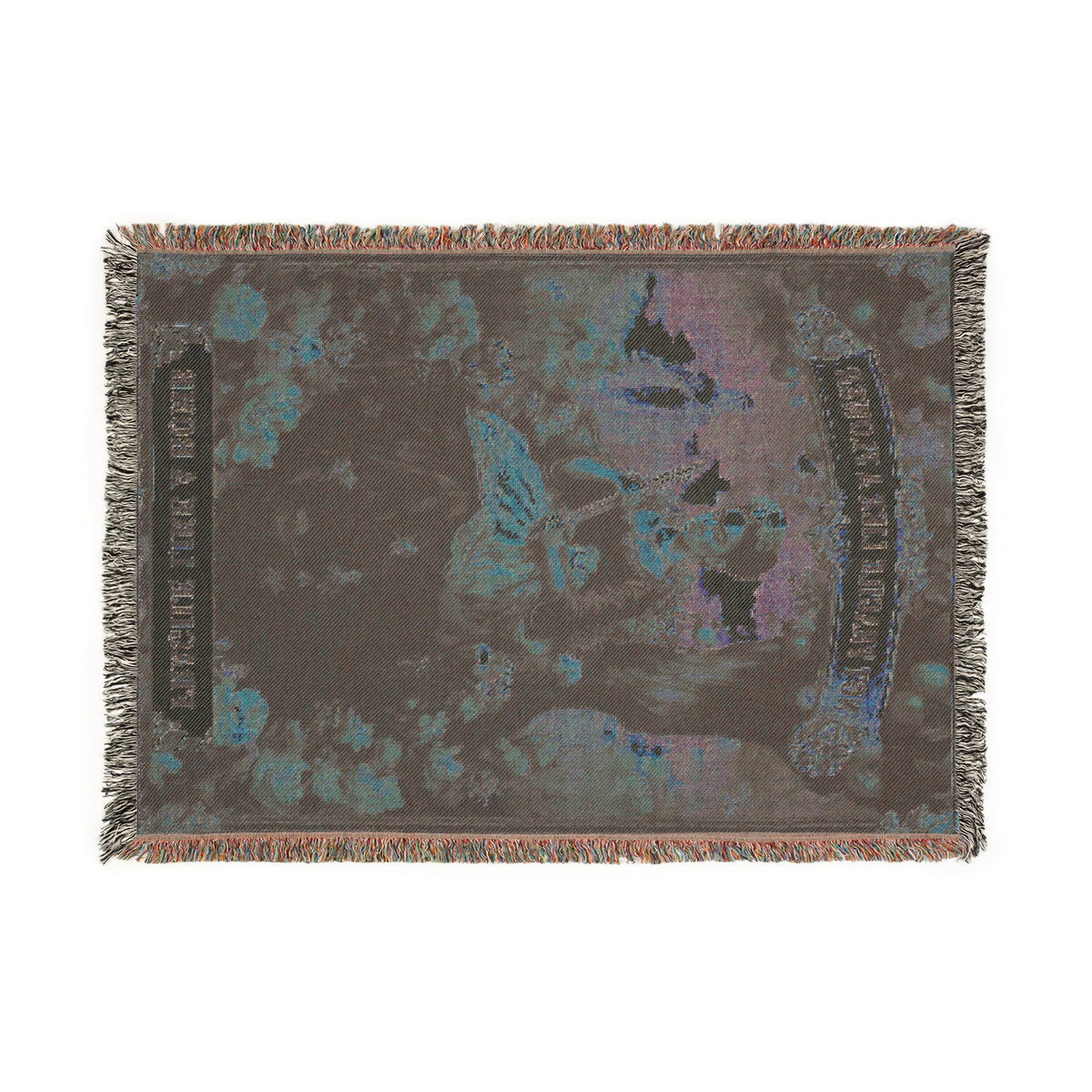 Not Fragile Like A Flower Woven Blanket