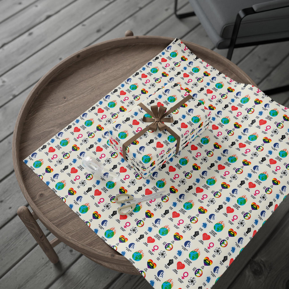 Activist Symbols Wrapping Paper