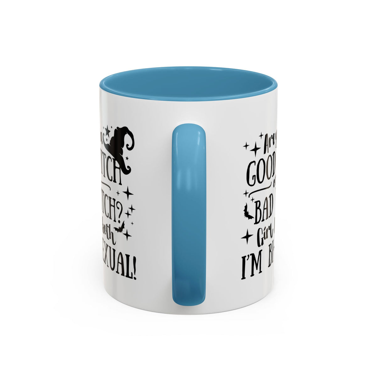 Good Witch Bad Witch Bi-Hexual Accent Coffee Mug (11, 15oz)