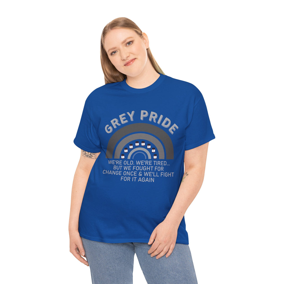 Grey Pride We Fought For Change Shirt
