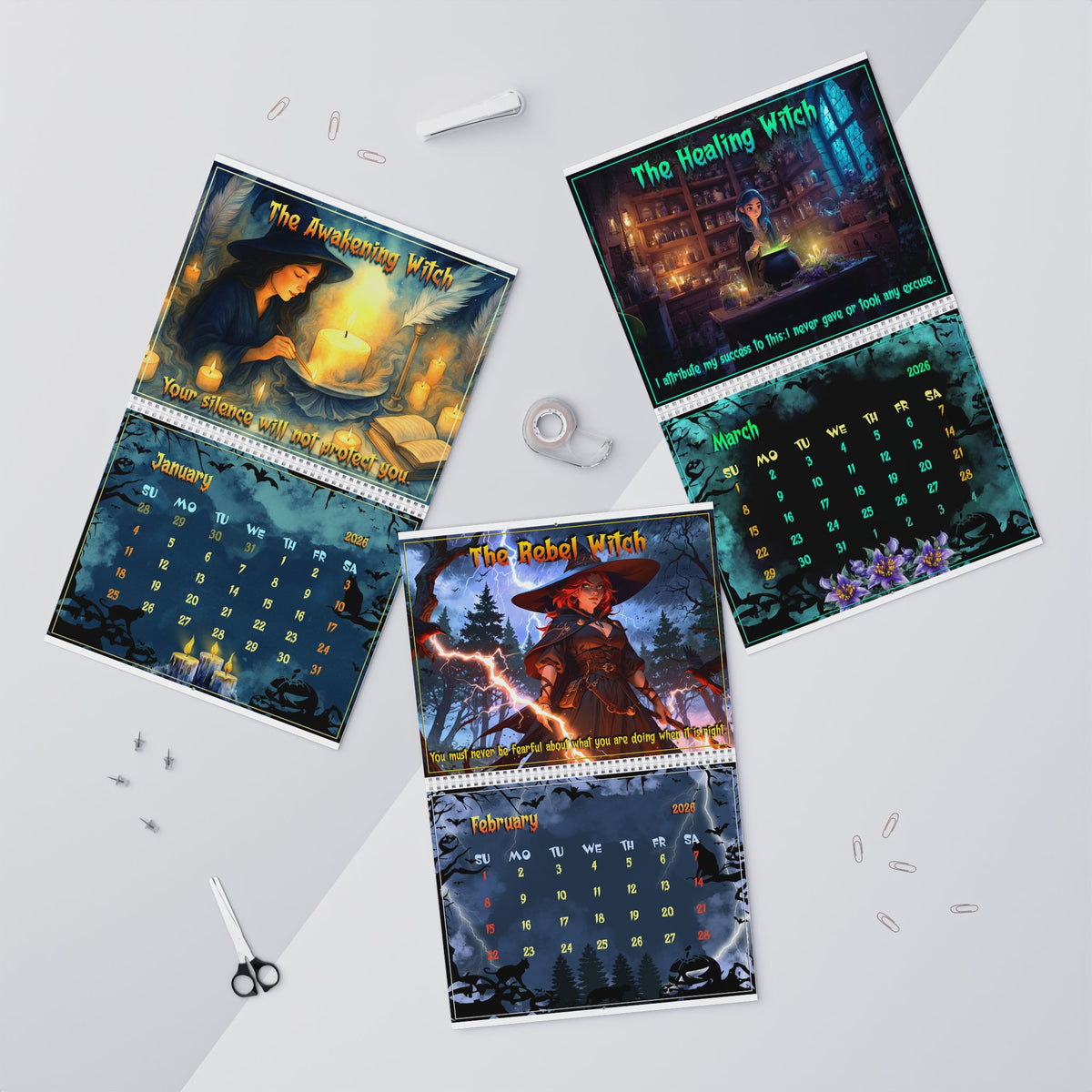 The Witch’s Year 2026 Wall Calendar