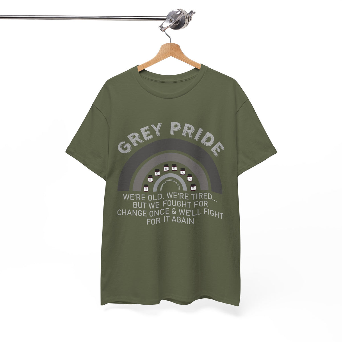 Grey Pride We Fought For Change Shirt