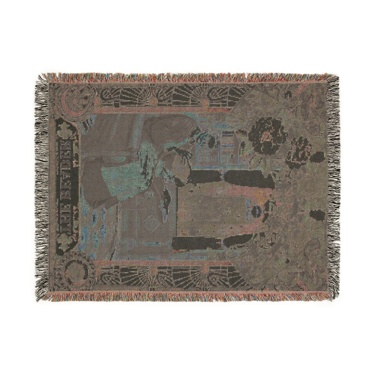 The Reader Feminist Book Lover Woven Blanket