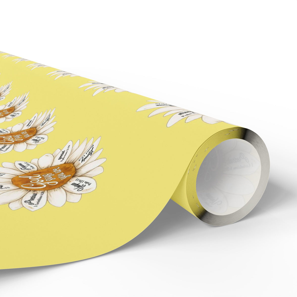 God Says You Are Sunflower Wrapping Paper Roll