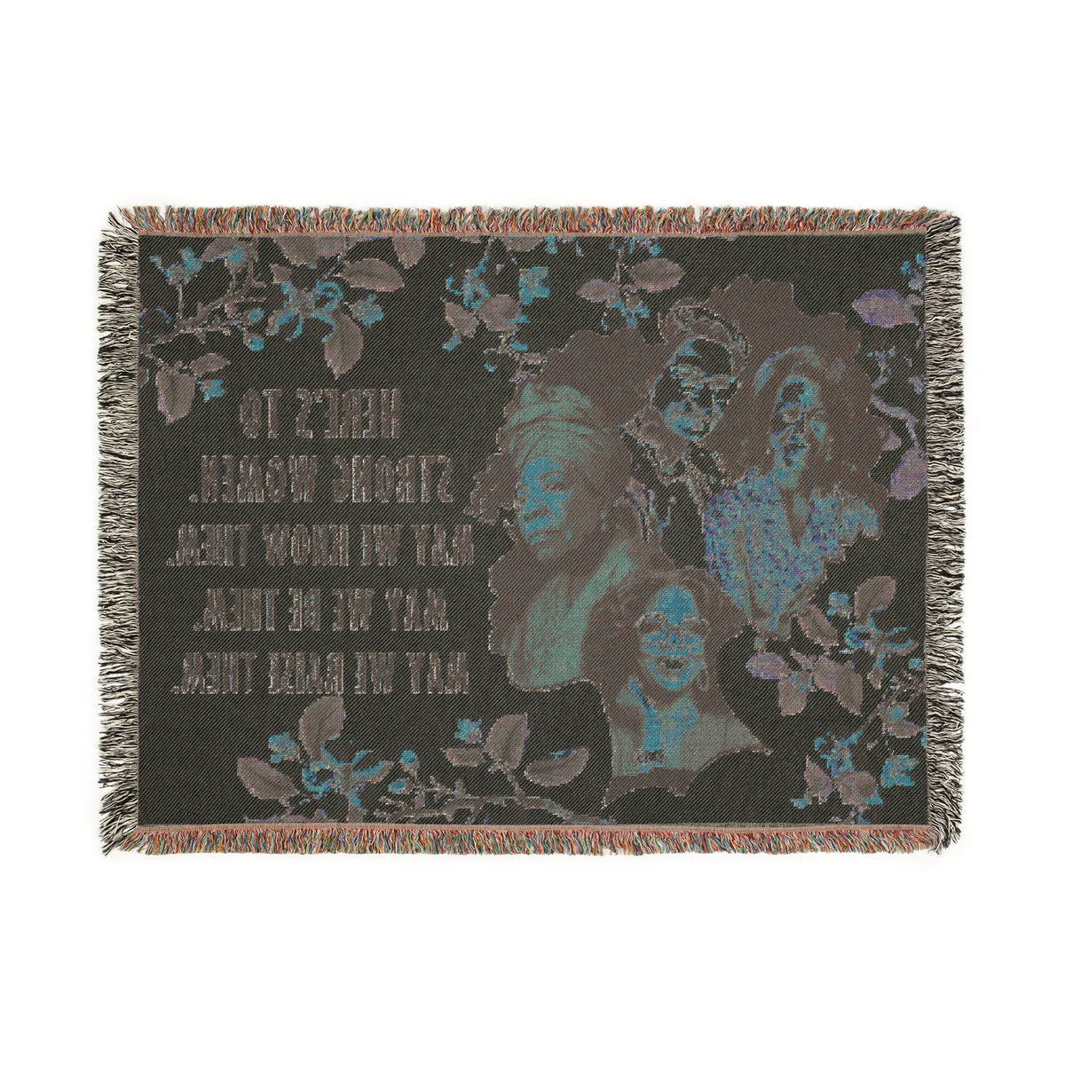 Strong Women Tribute Woven Blanket